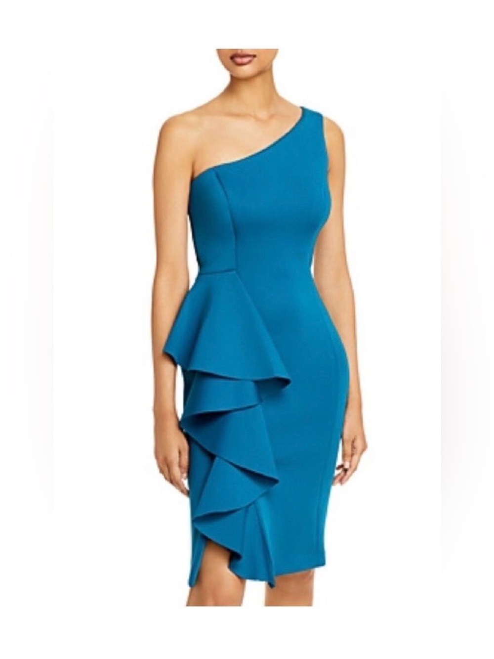 Eliza J one shoulder midi dress